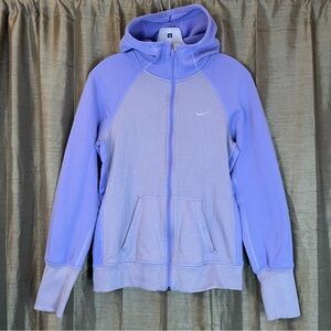 Purple Nike Zip-up Hoodie size M - Therma-Fit